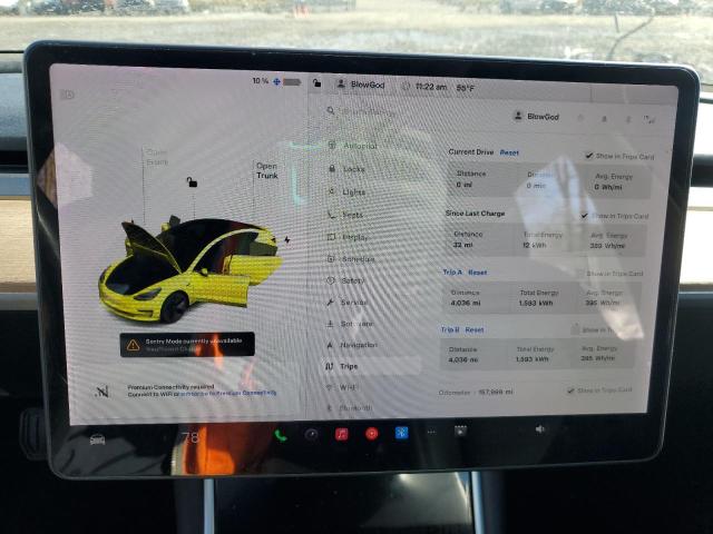 5YJ3E1EB1JF115238 - 2018 TESLA MODEL 3 Көк фото 18