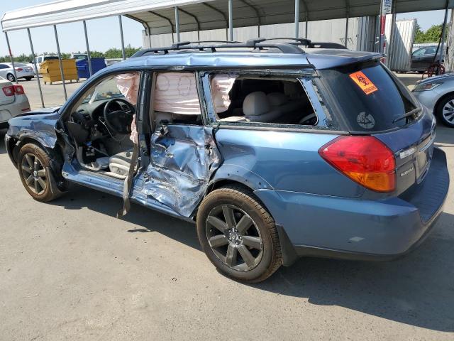 4S4BP61C567319535 - 2006 SUBARU LEGACY OUTBACK 2.5I BLUE photo 2