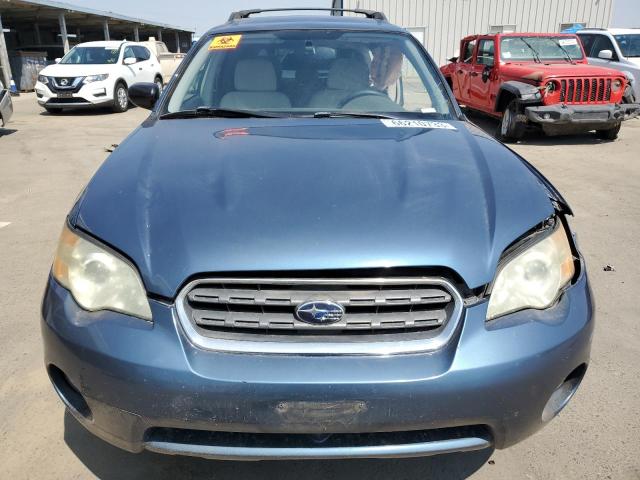 4S4BP61C567319535 - 2006 SUBARU LEGACY OUTBACK 2.5I BLUE photo 5