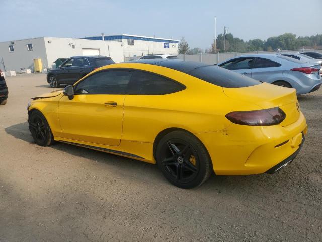 WDDWJ8EB1LF937950 - 2020 MERCEDES-BENZ C 300 4MATIC YELLOW photo 2