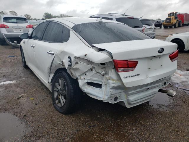 5XXGT4L38LG380758 - 2020 KIA OPTIMA LX WHITE photo 2