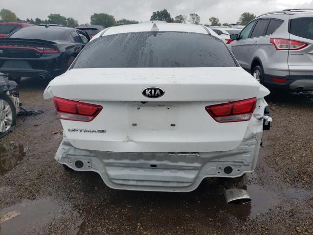 5XXGT4L38LG380758 - 2020 KIA OPTIMA LX WHITE photo 6