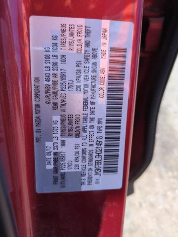 JM3KFBBL9H0214918 - 2017 MAZDA CX-5 SPORT წითელი ფოტო 13