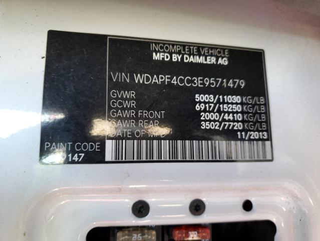 WDAPF4CC3E9571479 - 2014 MERCEDES-BENZ SPRINTER 3500 TWO TONE photo 10