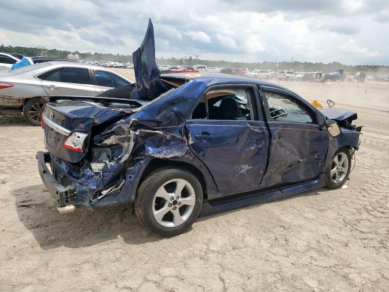 5YFBU4EEXDP104662 - 2013 TOYOTA COROLLA BASE أزرق صورة 3