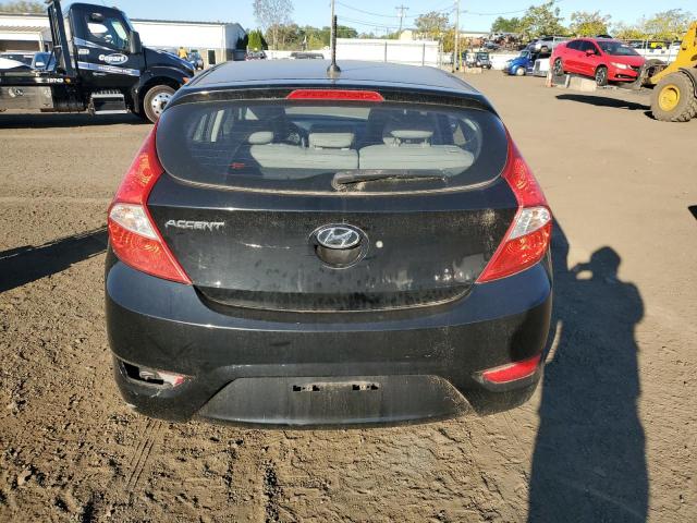 KMHCT5AE2CU008024 - 2012 HYUNDAI ACCENT GLS BLACK photo 6