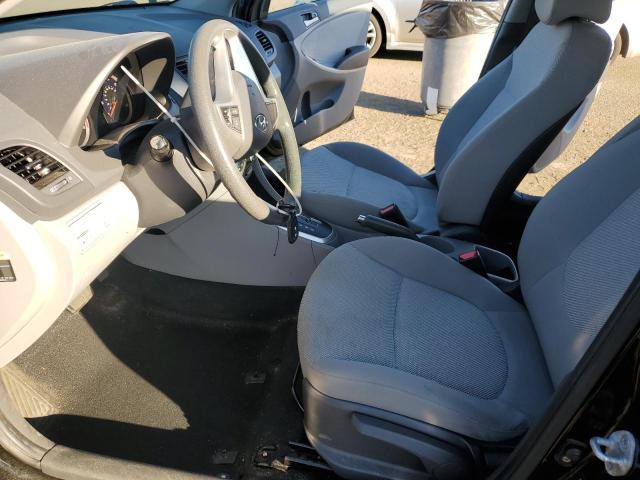 KMHCT5AE2CU008024 - 2012 HYUNDAI ACCENT GLS BLACK photo 7