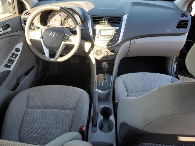 KMHCT5AE2CU008024 - 2012 HYUNDAI ACCENT GLS BLACK photo 8