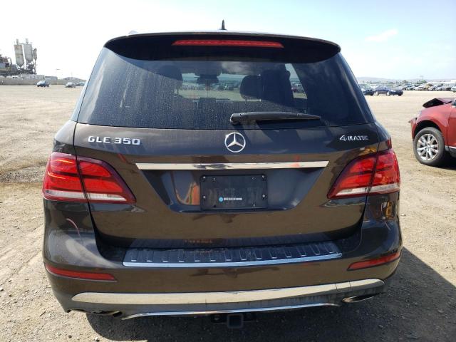 4JGDA5HB2GA648585 - 2016 MERCEDES-BENZ GLE 350 4MATIC BROWN photo 6