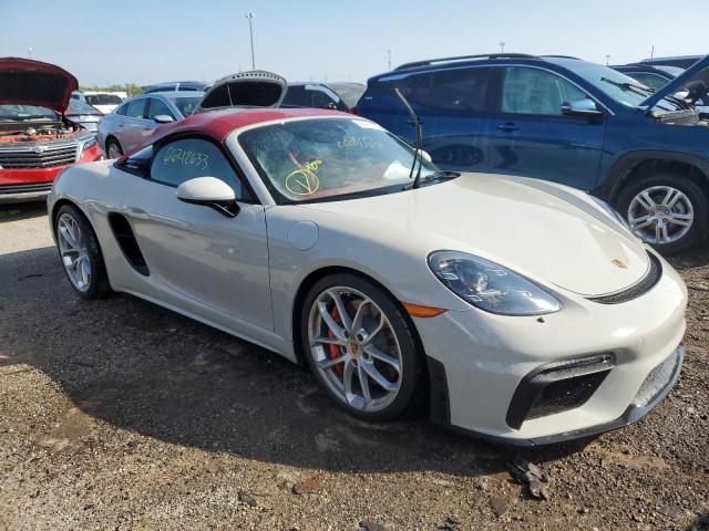 WP0CC2A84MS240215 - 2021 PORSCHE BOXSTER SPYDER SILVER photo 4