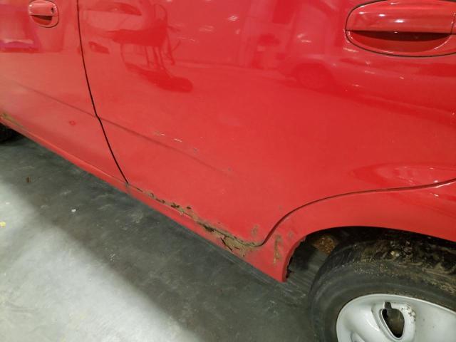 KL1TD56686B543952 - 2006 CHEVROLET AVEO BASE RED photo 10