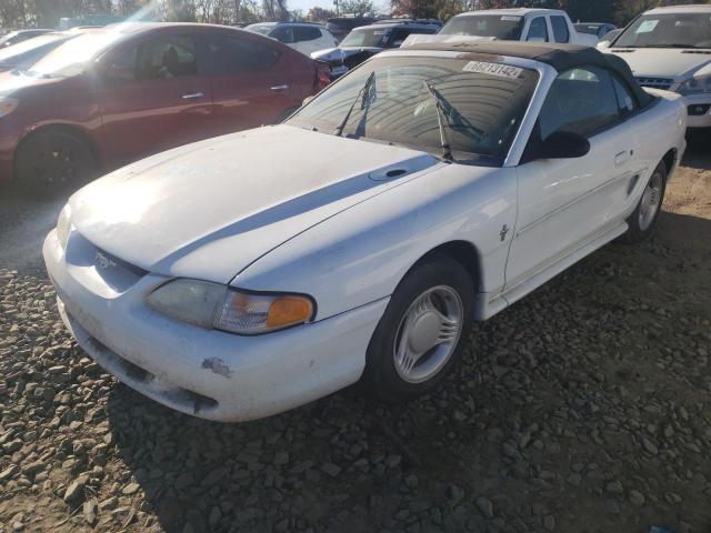 1FALP4445SF258890 - 1995 FORD MUSTANG WHITE photo 2