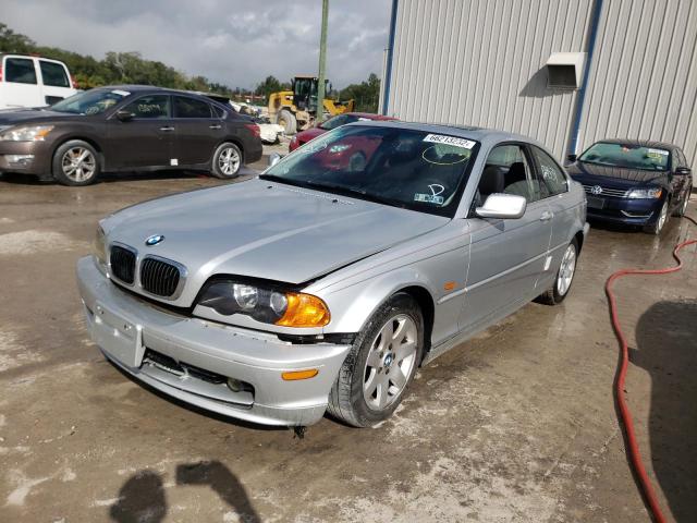 WBABN73433PJ15007 - 2003 BMW 325 CI SILVER photo 2