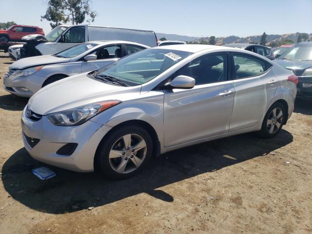 KMHDH4AE0DU727645 - 2013 HYUNDAI ELANTRA GLS SILVER photo 1