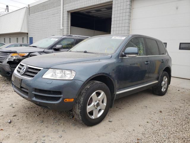 WVGZG77L76D044876 - 2006 VOLKSWAGEN TOUAREG 3.2 BLUE photo 2