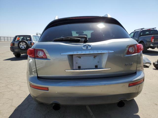 JNRBS08W14X404062 - 2004 INFINITI FX45 GRAY photo 6