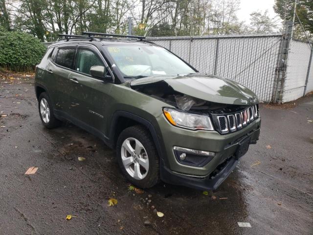 3C4NJDBB8KT628600 - 2019 JEEP COMPASS LATITUDE GREEN photo 1