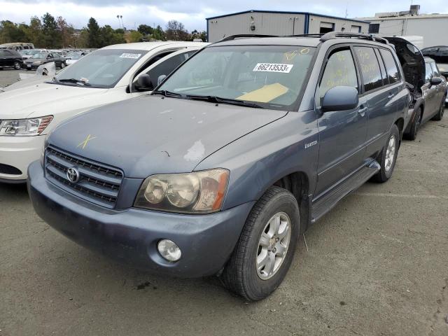 2002 TOYOTA HIGHLANDER LIMITED, 