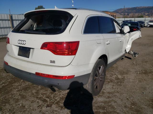 WA1BY74L98D015187 - 2008 AUDI Q7 3.6 QUATTRO PREMIUM WHITE photo 4