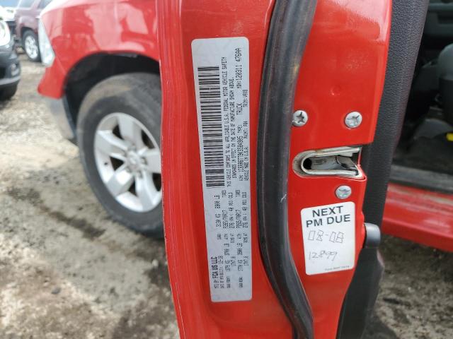 1C6RR6TT9KS584905 - 2019 RAM 1500 CLASSIC SLT Rojo foto 12