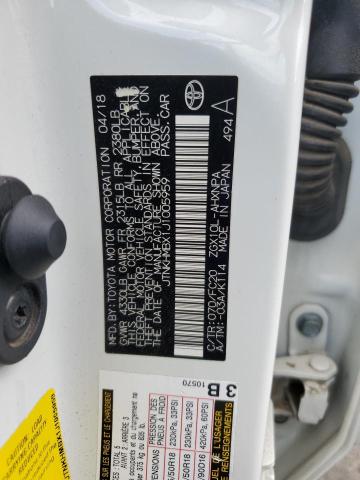 JTNKHMBX1J1005959 - 2018 TOYOTA C-HR XLE أبيض صورة 13