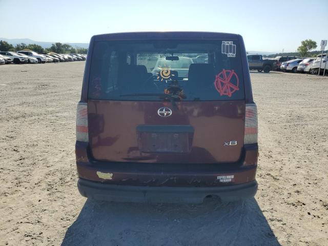 JTLKT324050207792 - 2005 TOYOTA SCION XB MAROON photo 6