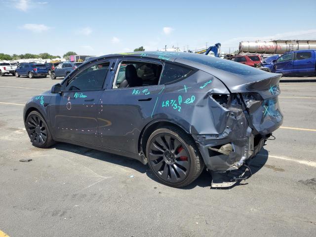 7SAYGDEF6NF543206 - 2022 TESLA MODEL Y GRAY photo 2