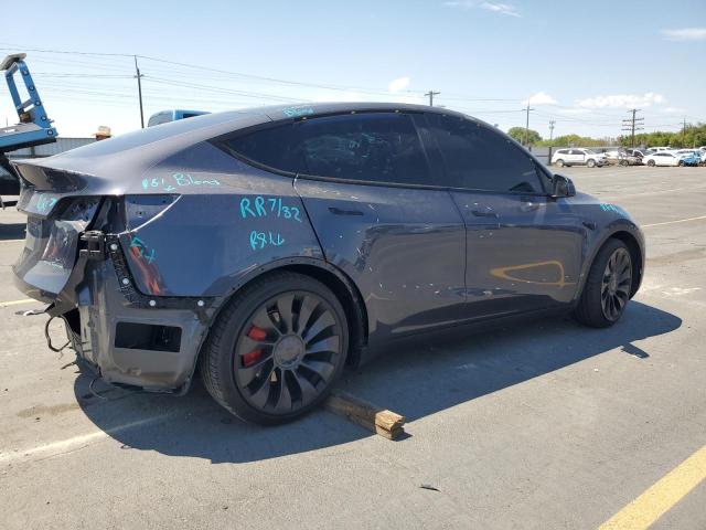 7SAYGDEF6NF543206 - 2022 TESLA MODEL Y GRAY photo 3