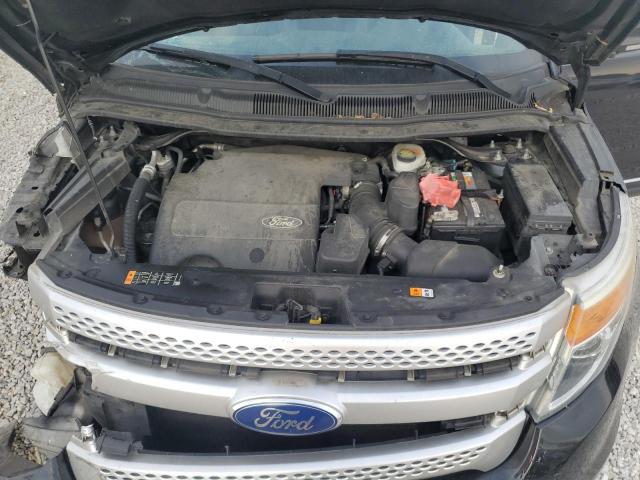 1FM5K8D89FGA13081 - 2015 FORD EXPLORER XLT BLACK photo 12