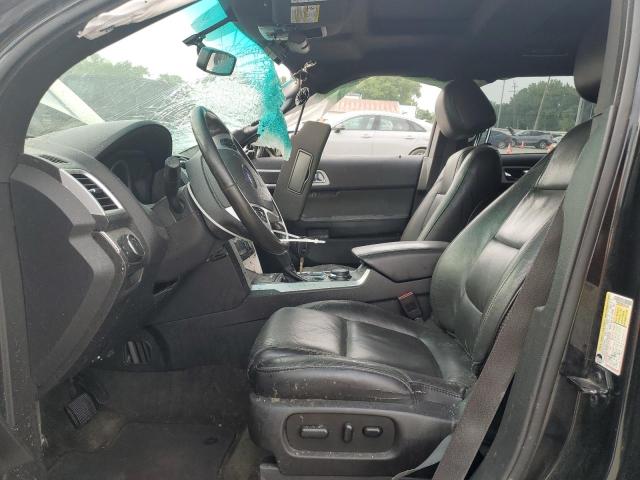 1FM5K8D89FGA13081 - 2015 FORD EXPLORER XLT BLACK photo 7