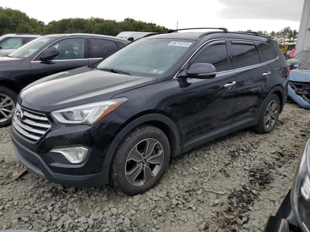 KM8SN4HF0DU023508 - 2013 HYUNDAI SANTA FE GLS BLACK photo 1