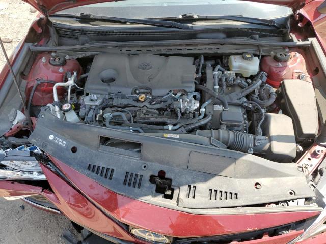 4T1F31AK0NU584631 - 2022 TOYOTA CAMRY XLE MAROON photo 11
