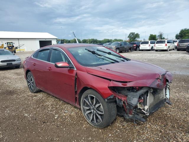 1G1ZG5ST4MF046398 - 2021 CHEVROLET MALIBU RS BURGUNDY photo 4