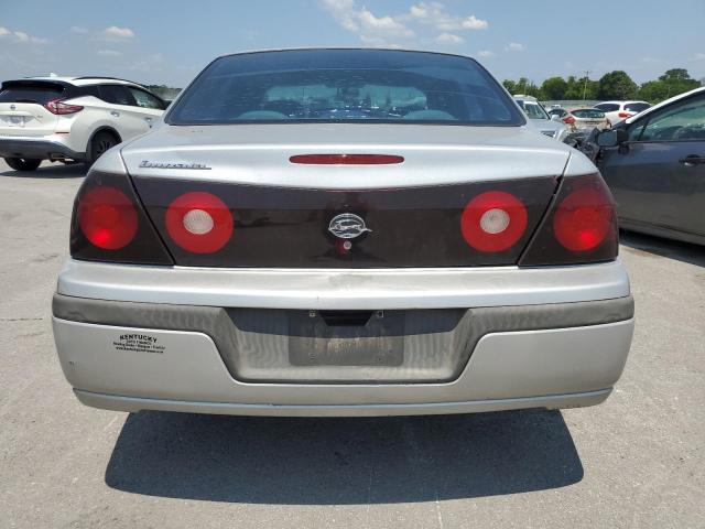 2G1WF52E449330436 - 2004 CHEVROLET IMPALA SILVER photo 6