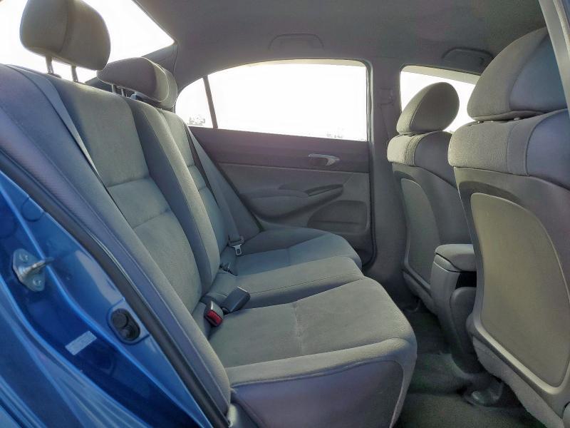 1HGFA16508L037125 - 2008 HONDA CIVIC LX BLUE photo 10