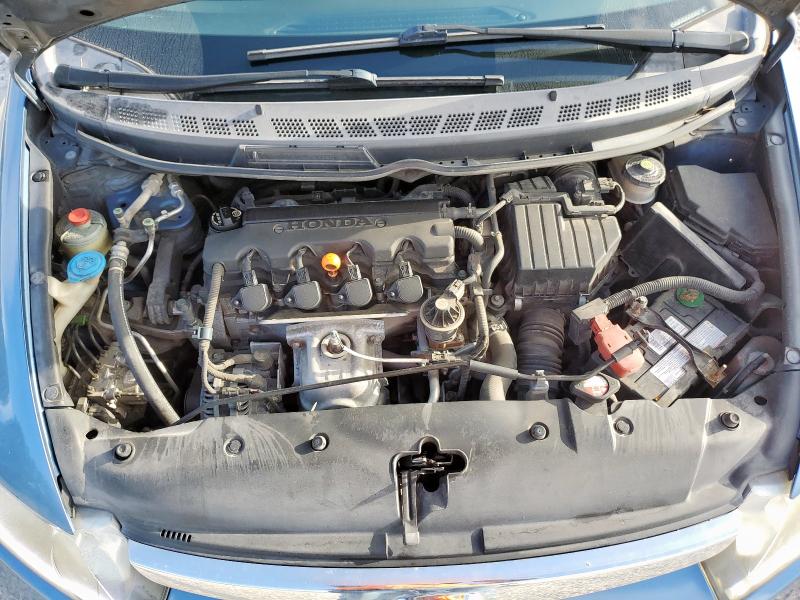 1HGFA16508L037125 - 2008 HONDA CIVIC LX BLUE photo 11