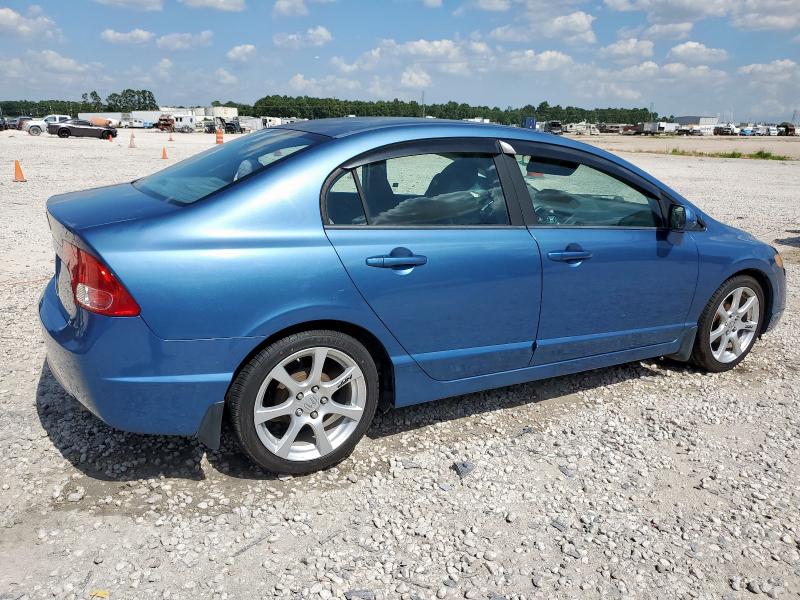 1HGFA16508L037125 - 2008 HONDA CIVIC LX BLUE photo 3