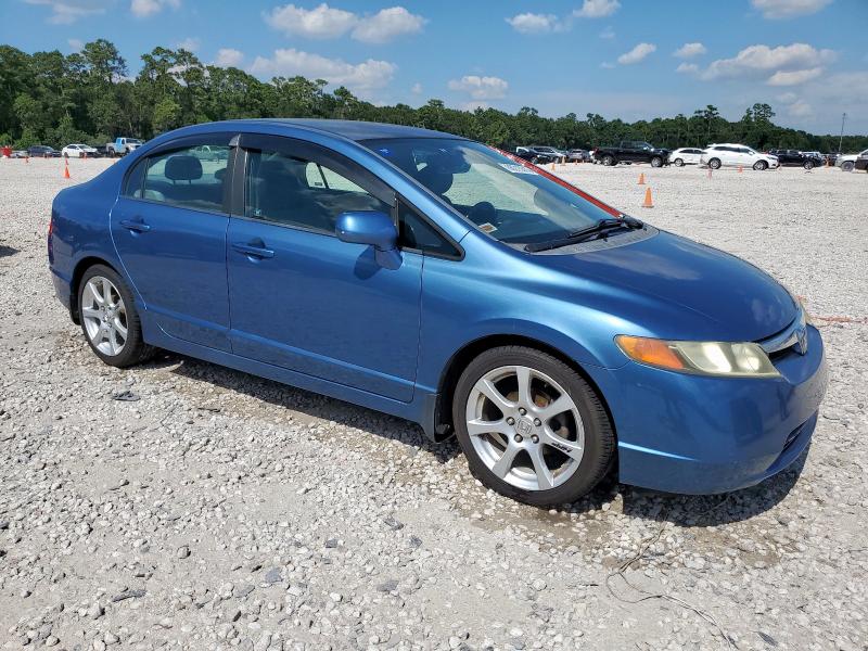 1HGFA16508L037125 - 2008 HONDA CIVIC LX BLUE photo 4