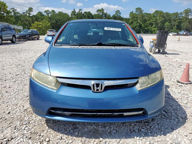 1HGFA16508L037125 - 2008 HONDA CIVIC LX BLUE photo 5