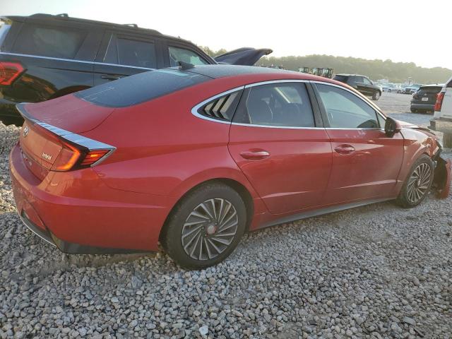 KMHL54JJ1MA031038 - 2021 HYUNDAI SONATA HYBRID RED photo 3