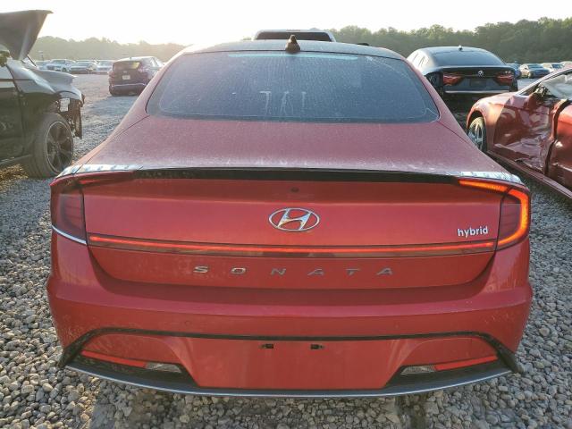 KMHL54JJ1MA031038 - 2021 HYUNDAI SONATA HYBRID RED photo 6