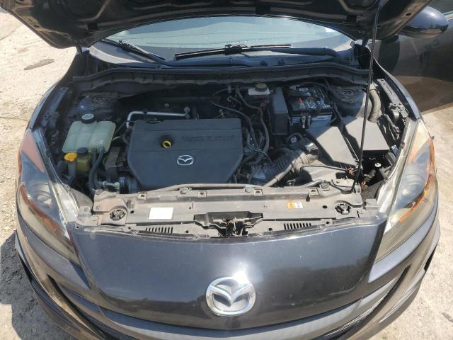 JM1BL1VG1B1360077 - 2011 MAZDA 3 I შავი ფოტო 11