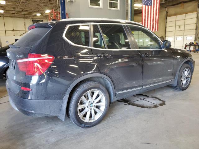 5UXWX9C54D0A16582 - 2013 BMW X3 XDRIVE28I BLACK photo 3