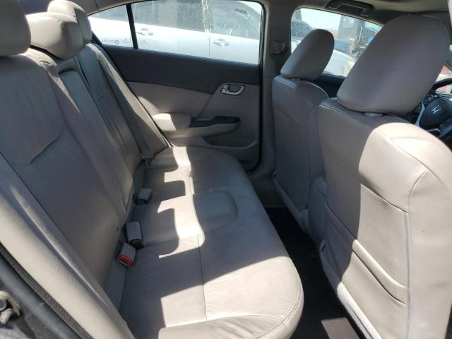 2HGFB2F93CH531815 - 2012 HONDA CIVIC EXL ვერცხლისფერი ფოტო 10