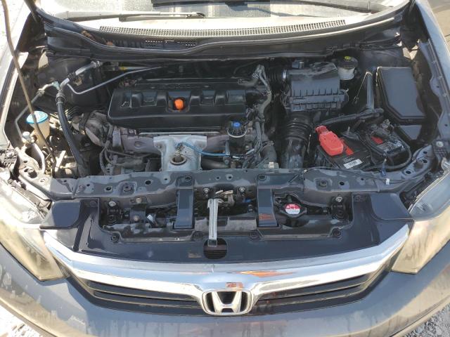 2HGFB2F93CH531815 - 2012 HONDA CIVIC EXL ვერცხლისფერი ფოტო 11