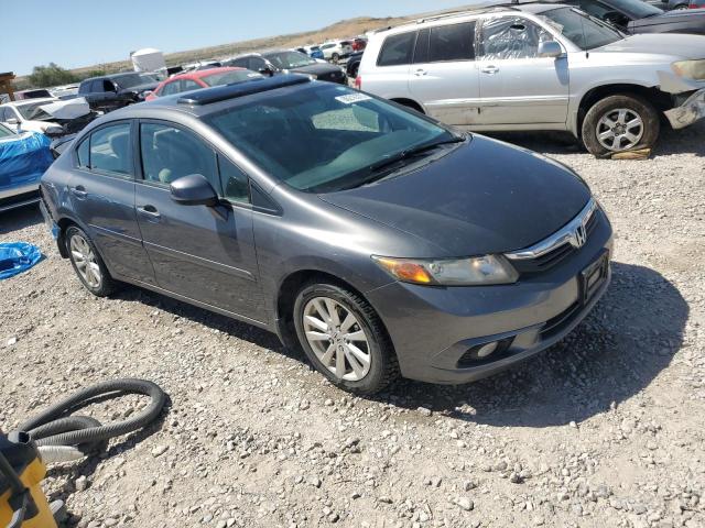 2HGFB2F93CH531815 - 2012 HONDA CIVIC EXL ვერცხლისფერი ფოტო 4