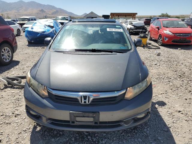 2HGFB2F93CH531815 - 2012 HONDA CIVIC EXL ვერცხლისფერი ფოტო 5