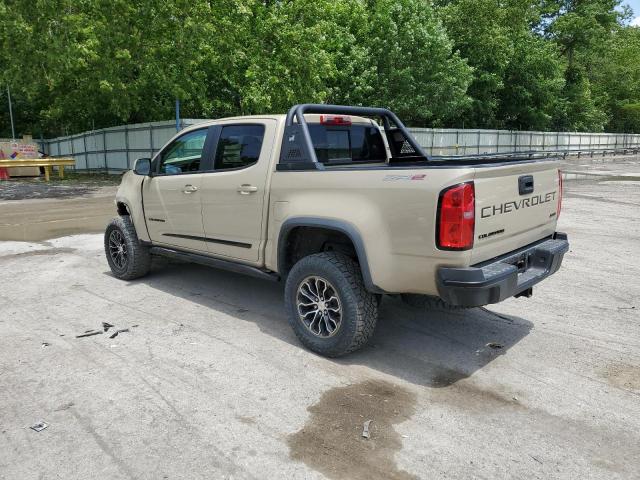 1GCGTEEN5M1165629 - 2021 CHEVROLET COLORADO ZR2 TAN photo 2