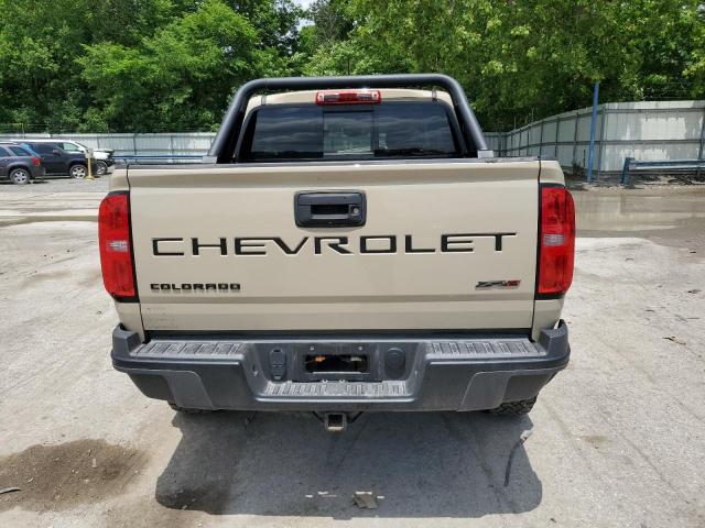 1GCGTEEN5M1165629 - 2021 CHEVROLET COLORADO ZR2 TAN photo 6