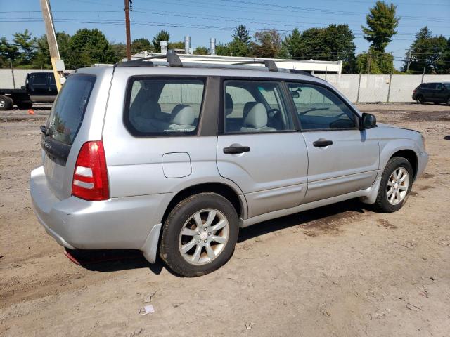 JF1SG65685H708273 - 2005 SUBARU FORESTER 2.5XS SILVER photo 3